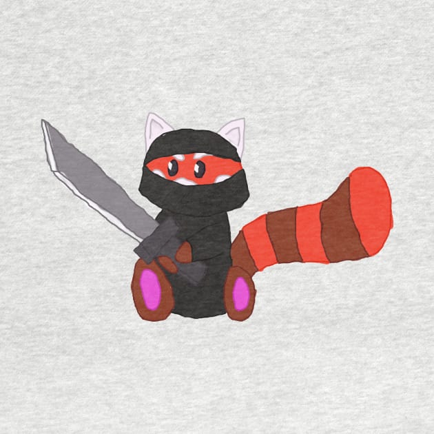 Red Panda Ninja by PallasDiana